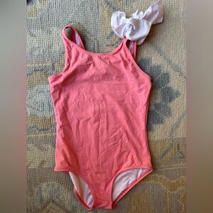 The Beaufort Bonnet Company Pink Kids Swim One Piece